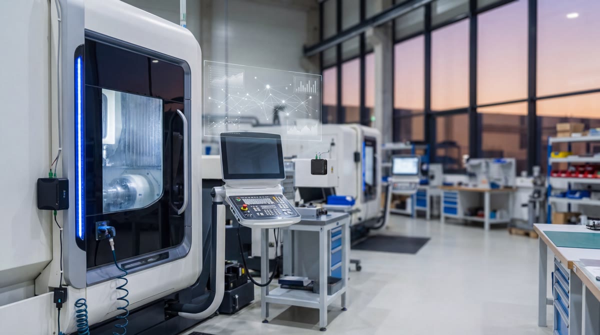 Connected manufacturing shop floor with real-time data integration